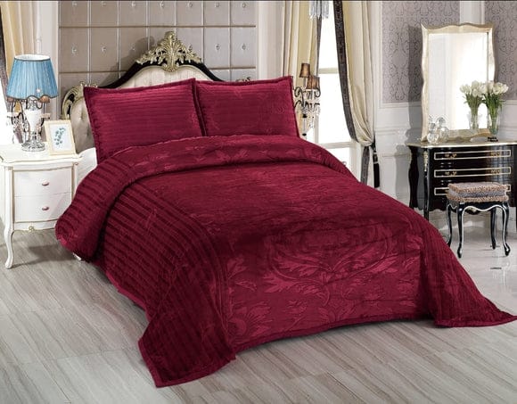 6×7 ft Soft Silk Duvet Set with Bedsheet and Two Pillowcases