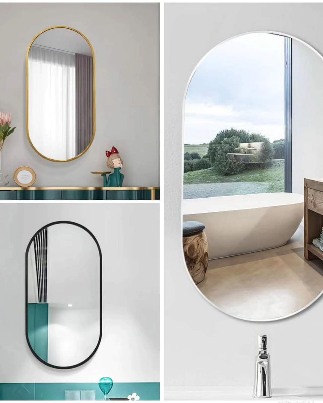 Oval Wall Mirror