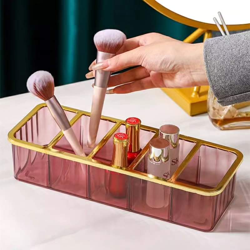 5 Grid Layered Cosmetic Organizer