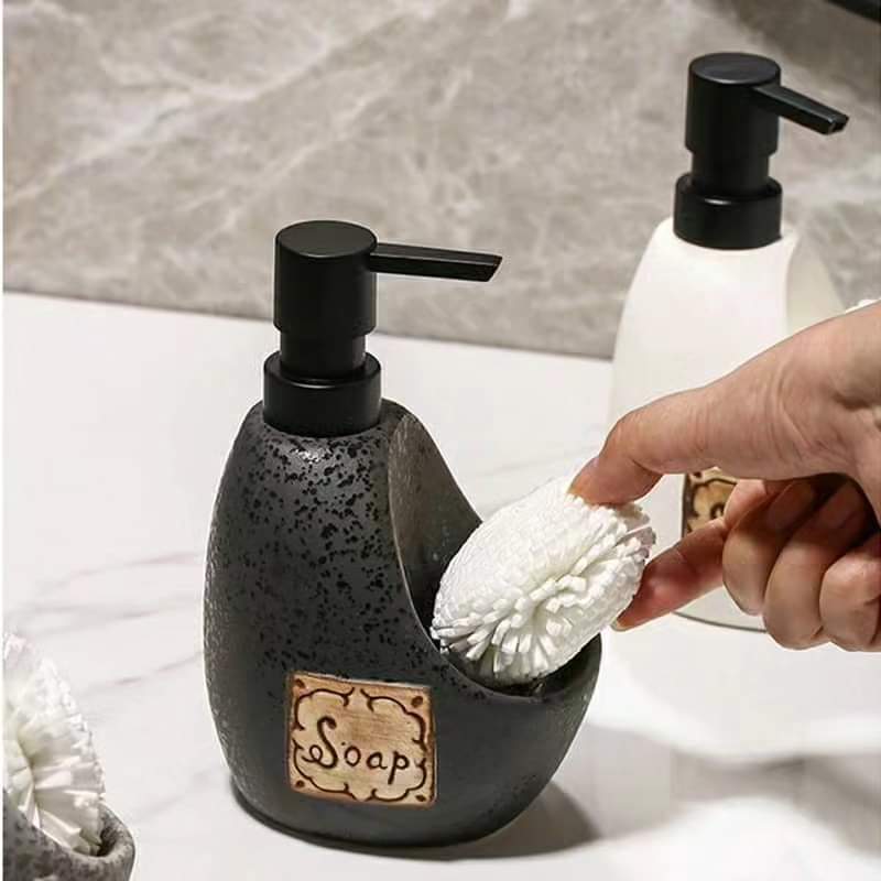 Ceramic Shampoo Dispenser/Lotion Bottle