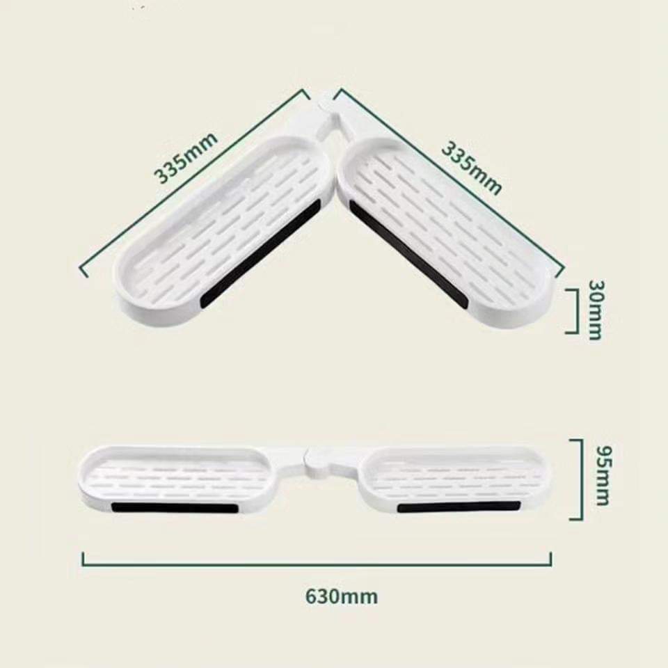 Rotatable Shelf Drain Rack