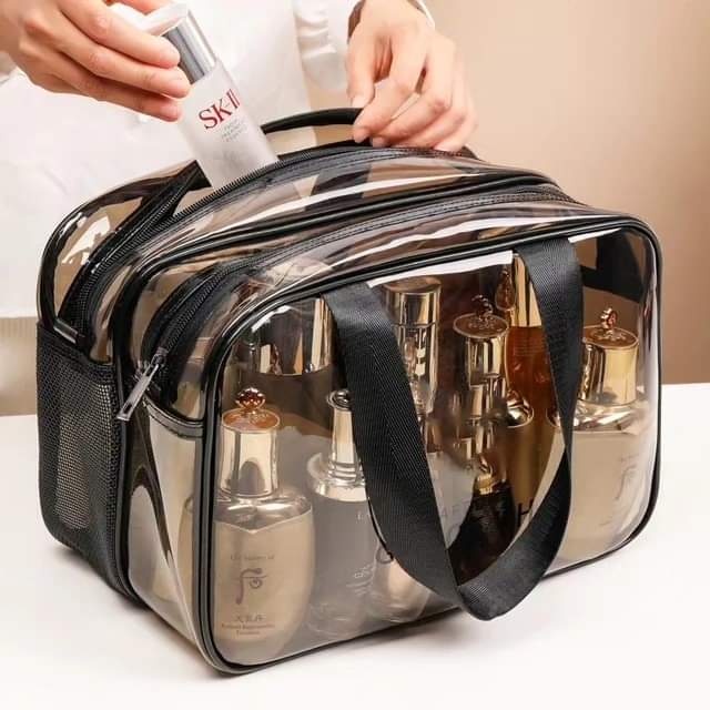 Double Separation Makeup Bag