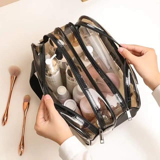 Double Separation Makeup Bag