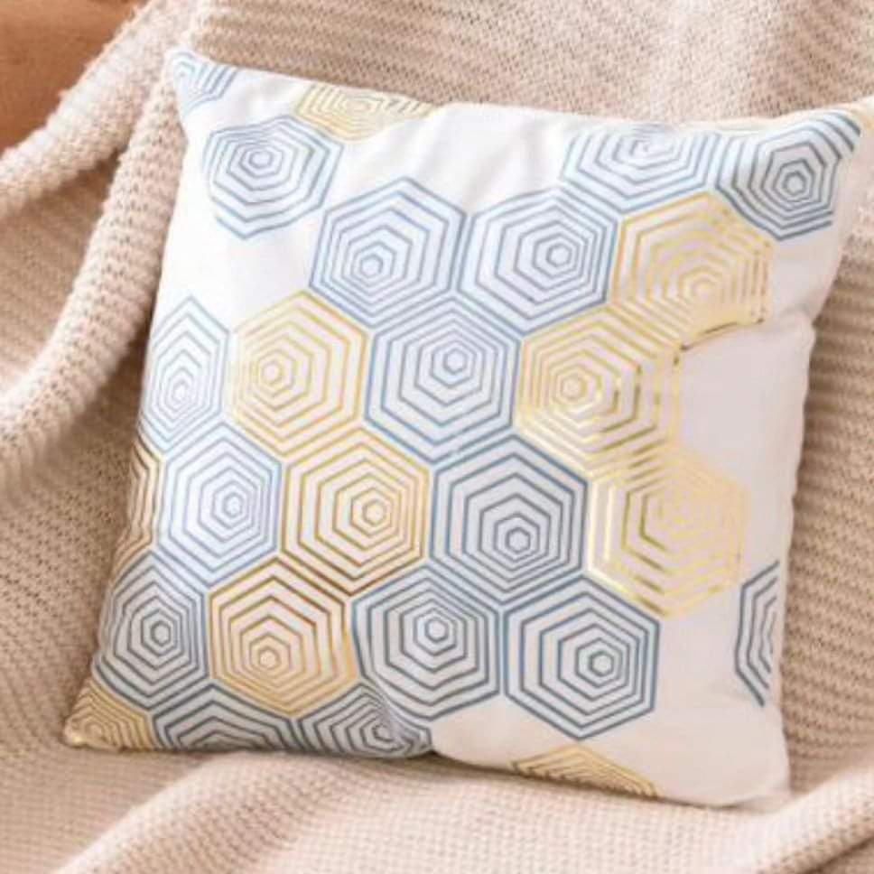 Assorted throw pillow cases