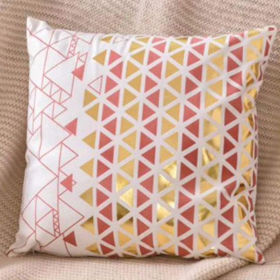 Assorted throw pillow cases