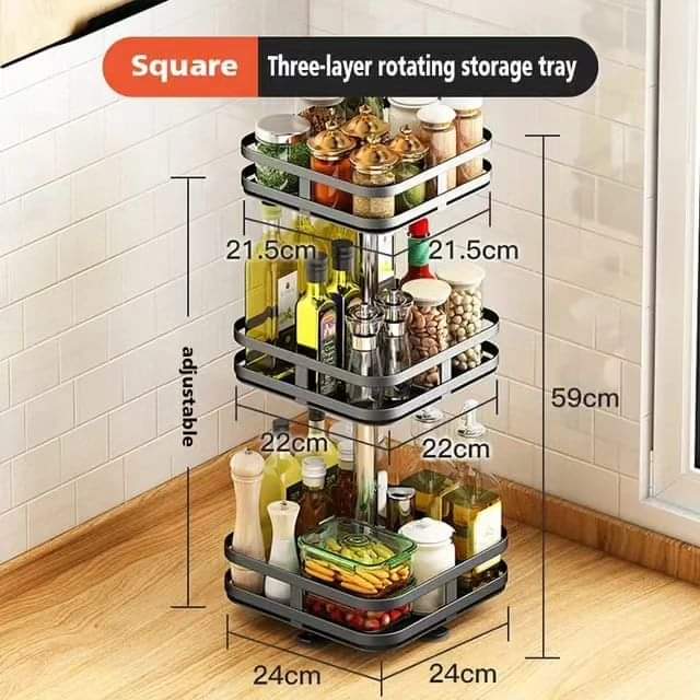 Multipurpose Rotating spice Rack