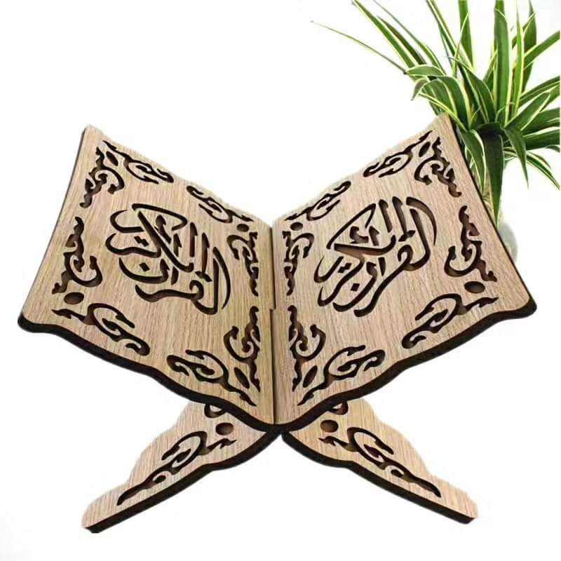 Quran display wooden rack