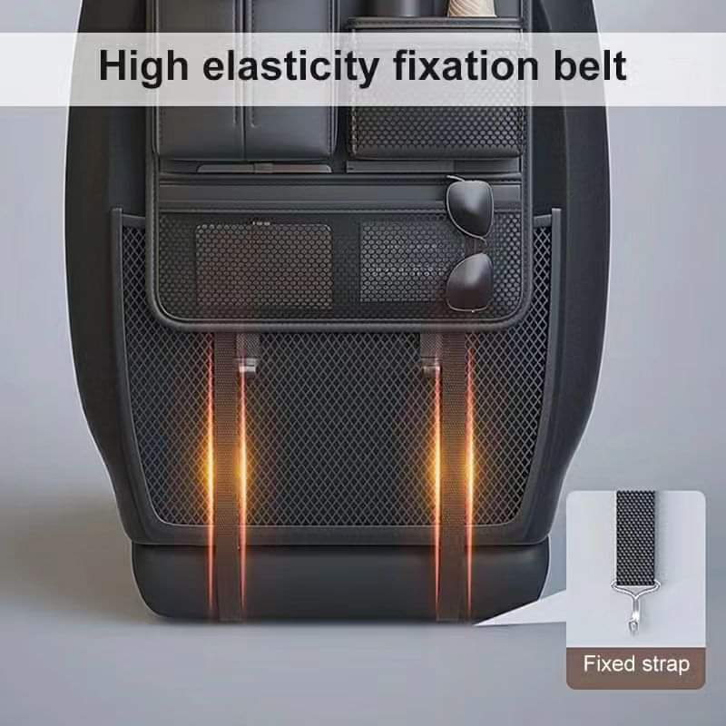 Premium Leather Car Seat Organizer
