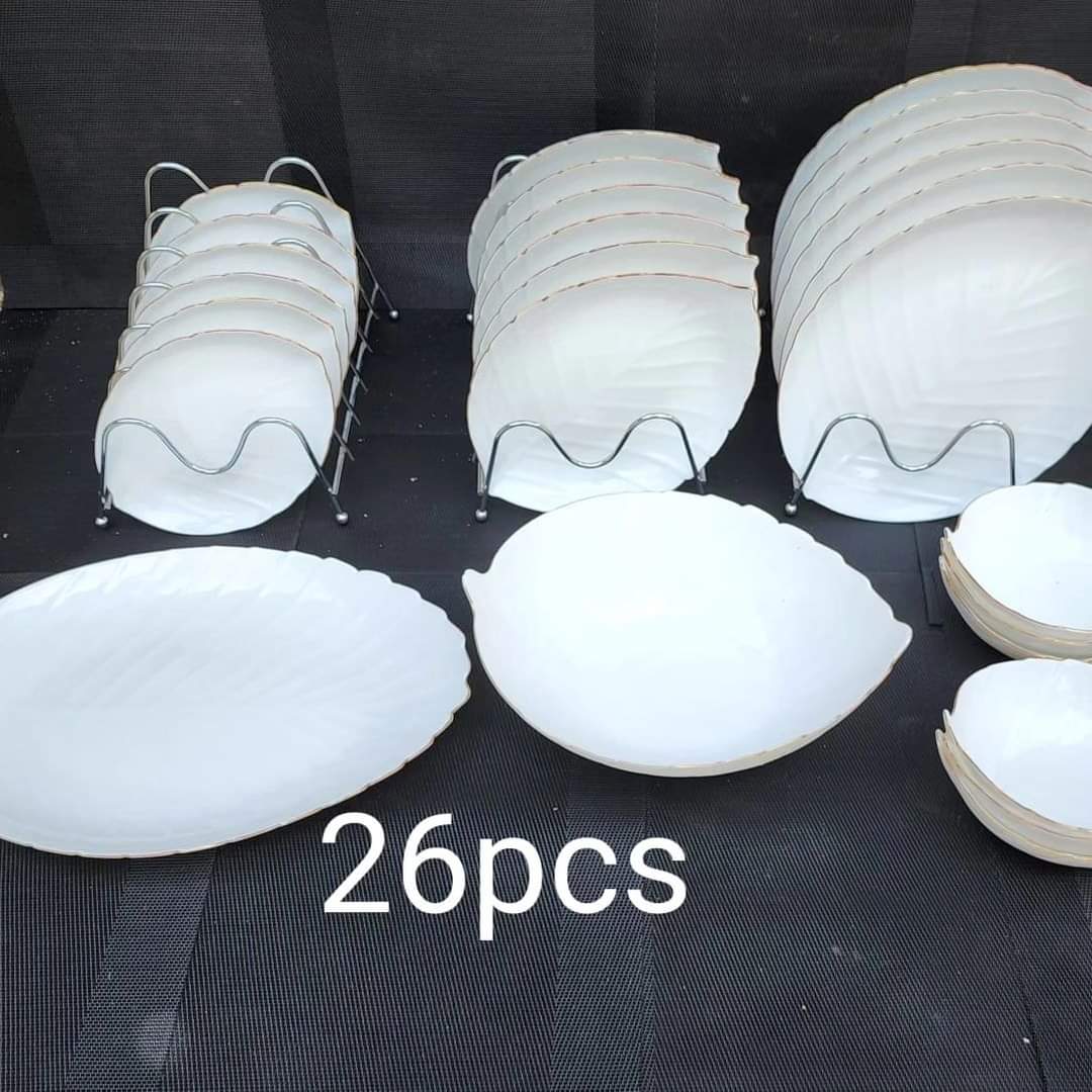 26pcs Leaf Shape Dinner Set