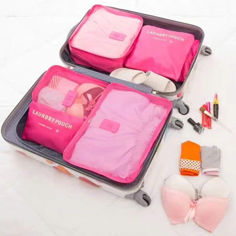 6 pcs Travel /Suitcase Organizers