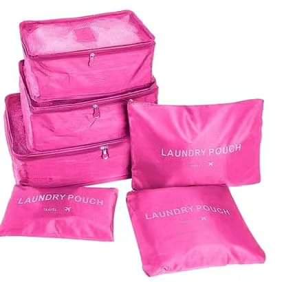 6 pcs Travel /Suitcase Organizers