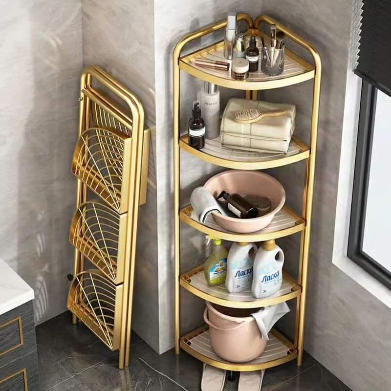 4Tier Foldable Corner Shelf