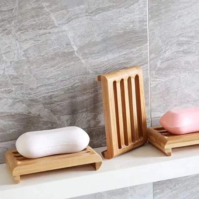 Eco-friendly bamboo soap holder