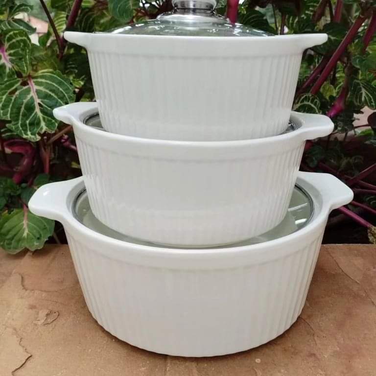 3pcs Ceramic Serving Bowls