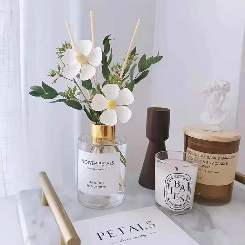 1pcs 120ml Flower Petals Reed Diffuser