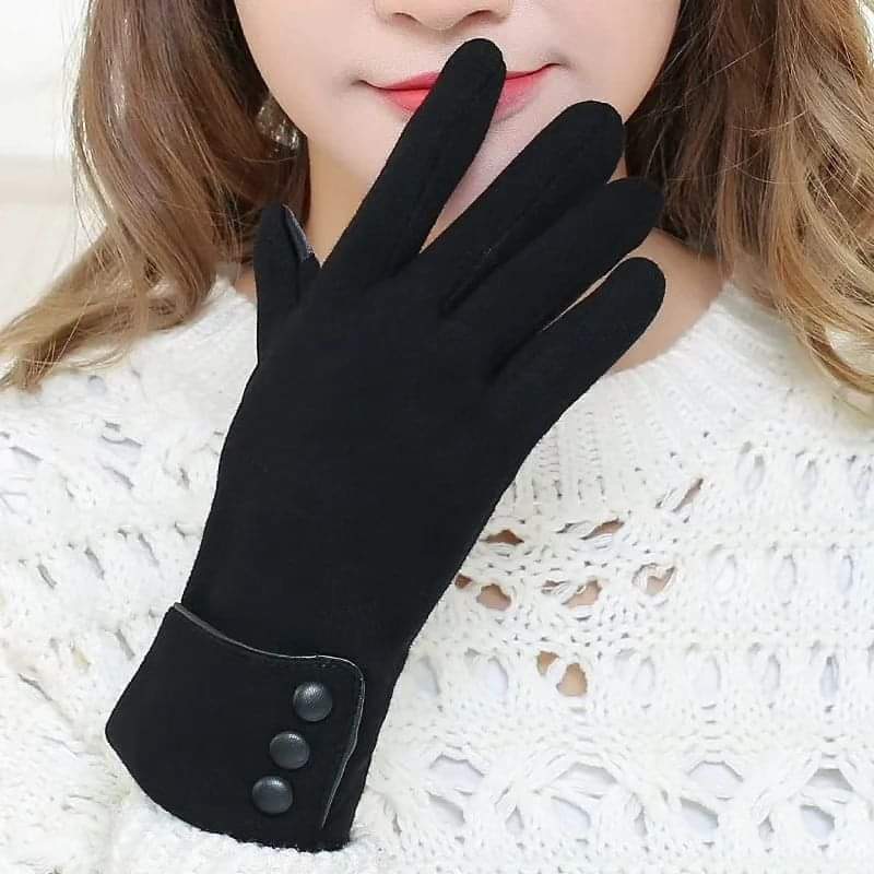 Warm winter gloves with smart touch fingers per pair