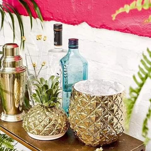 Golden Pineapple Ice bucket