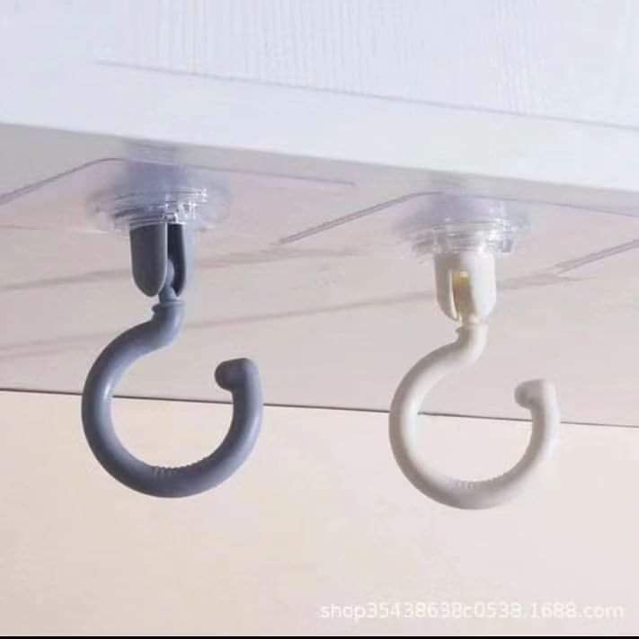 2pcs Diy Peel & Stick Mosquito Net Hanging Hooks