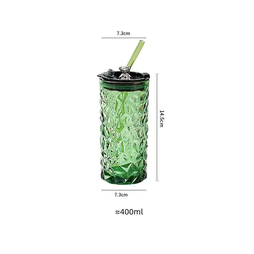 Bear smoothie glass cup