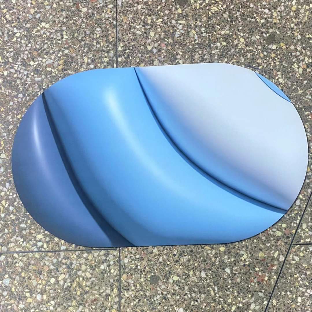 Big size 3D Oval Bathroom/ Door mats