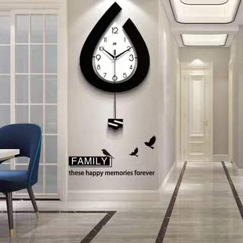 Wall Clock U Shaped
