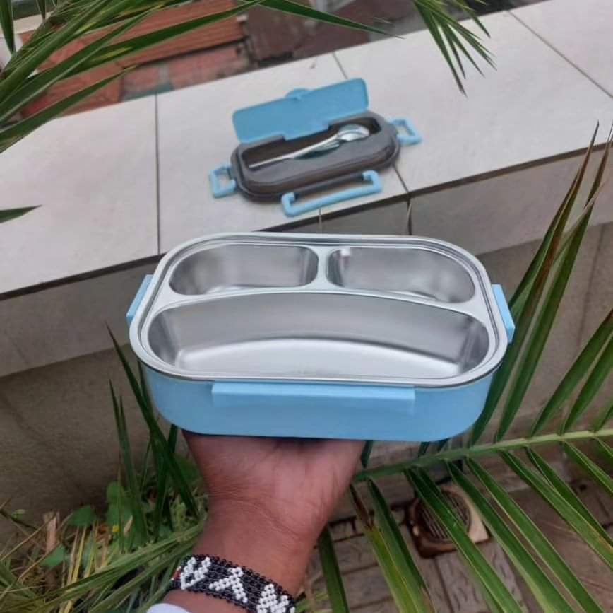 3 Grid Stainless Steel Lunch Box