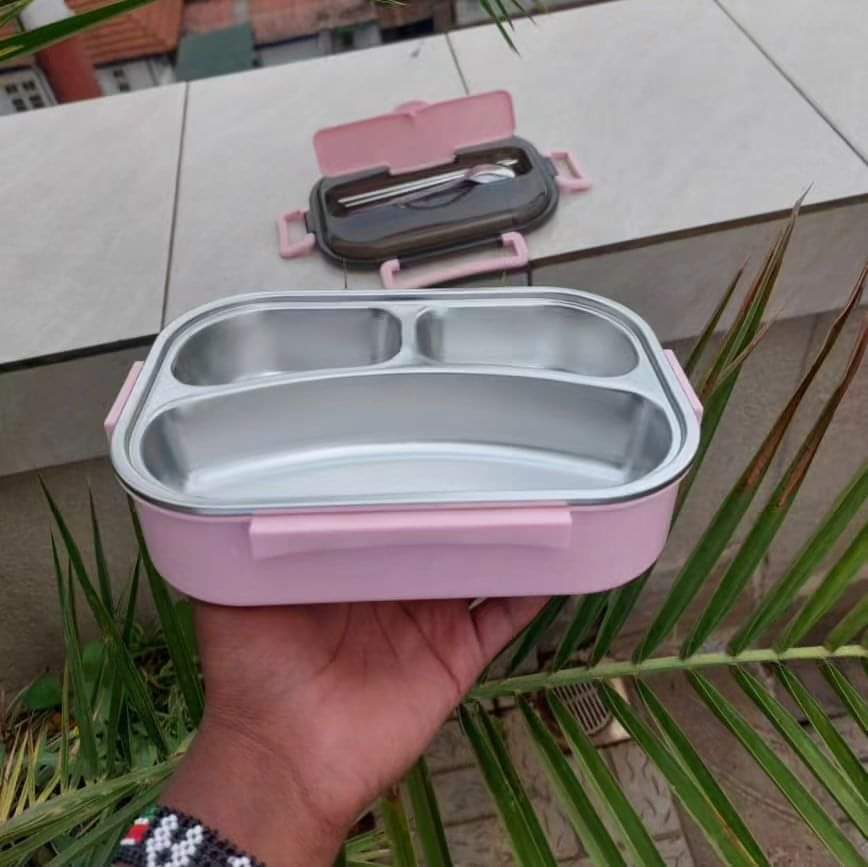 3 Grid Stainless Steel Lunch Box