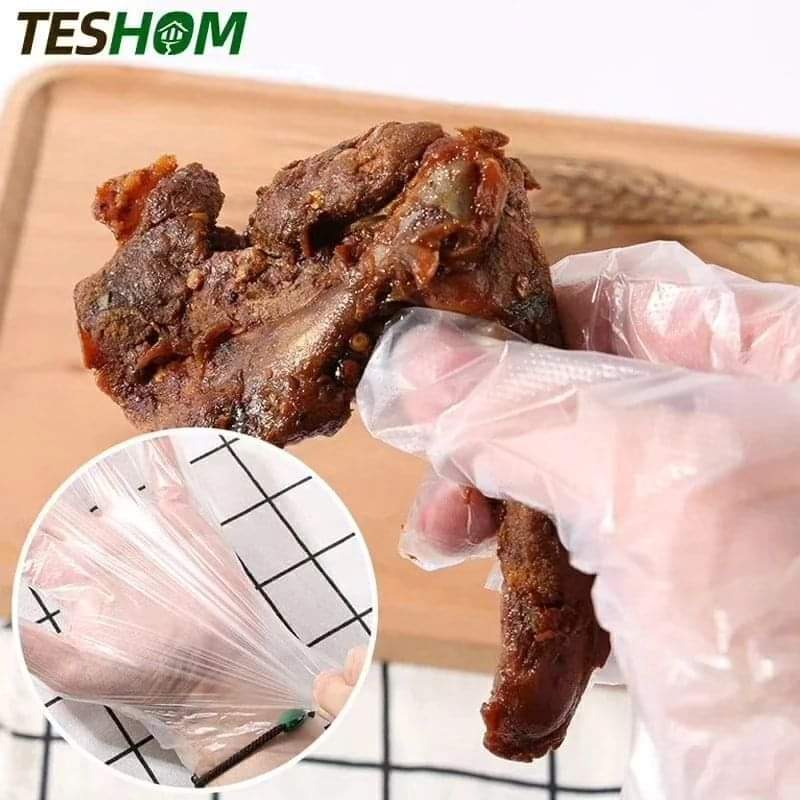 100pcs Eco friendly disposable gloves