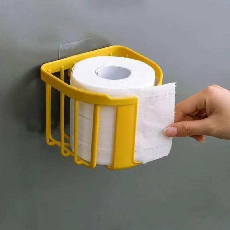 Punch-Free Toilet Paper Holder