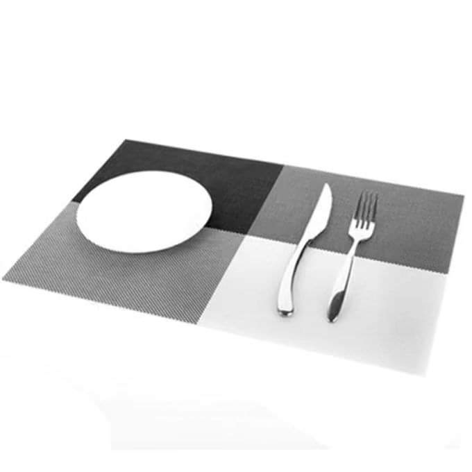 6pcs PVC Table Mats Checked