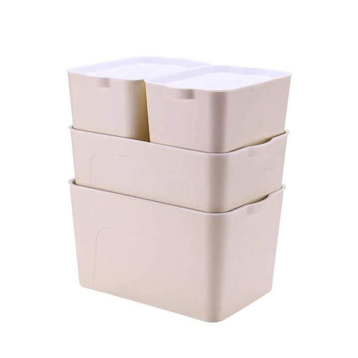 Bundle of 4 Stackable Storage Containers