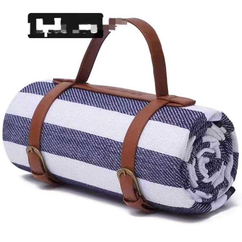 Leather Handle Picnic /outdoor Camping Waterproof Extra Large Picnic Blanket Rug