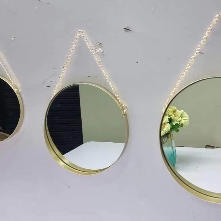 High Quality Round 3D Decor mirror