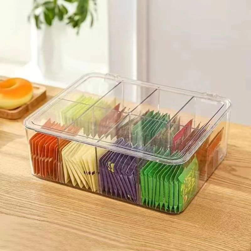 Acrylic teabag organizer