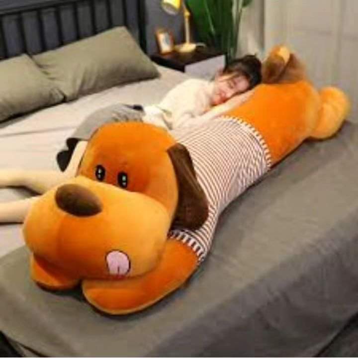 Giant Plush Toy Sleeping Dog