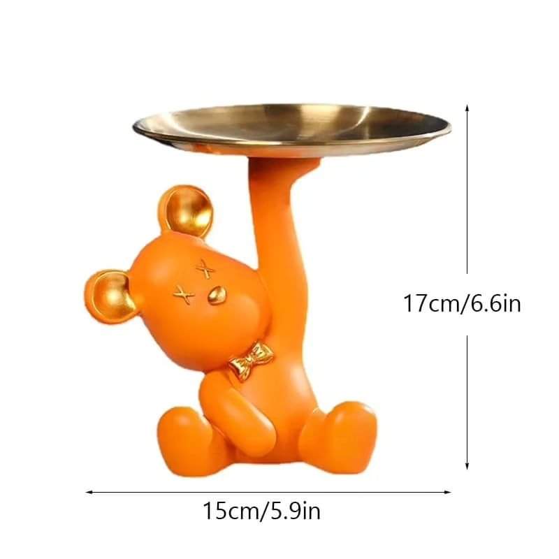 Cute Bear Decorative Household Key Receiver