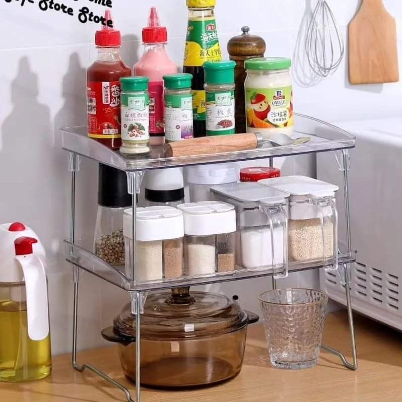 Folding Acrylic Cosmetic /Kitchen Folding Rack
