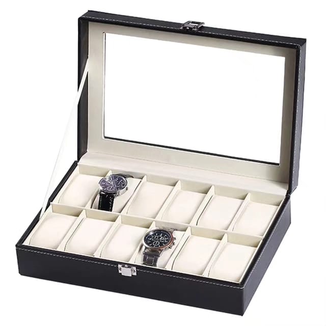 Leather watch case