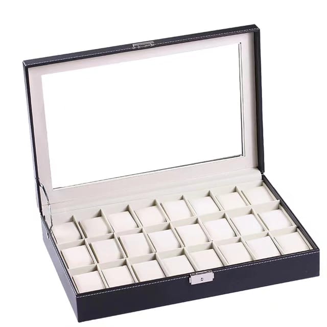Leather watch case