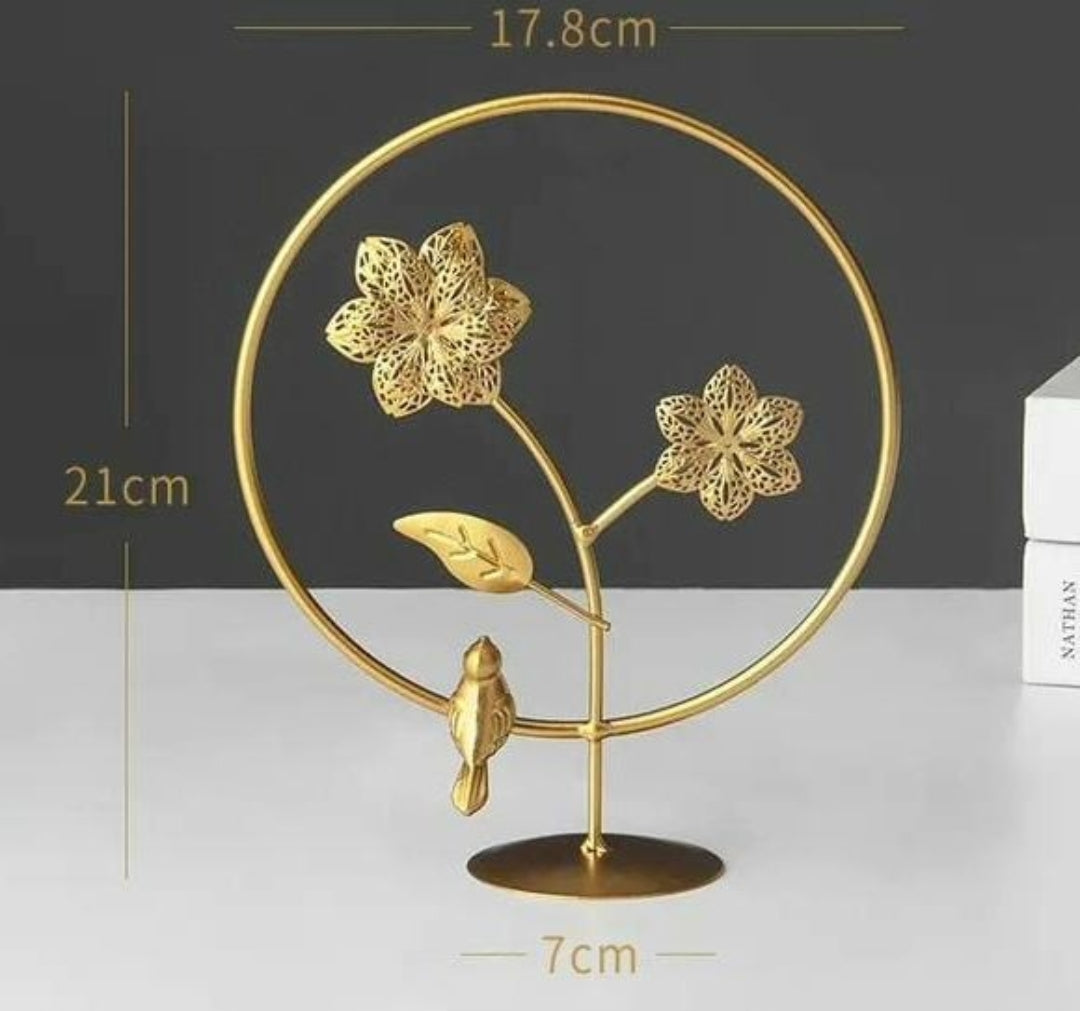 3pcs Nordic Gold Leaves Decor