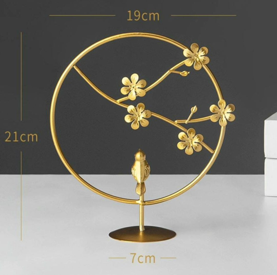 3pcs Nordic Gold Leaves Decor