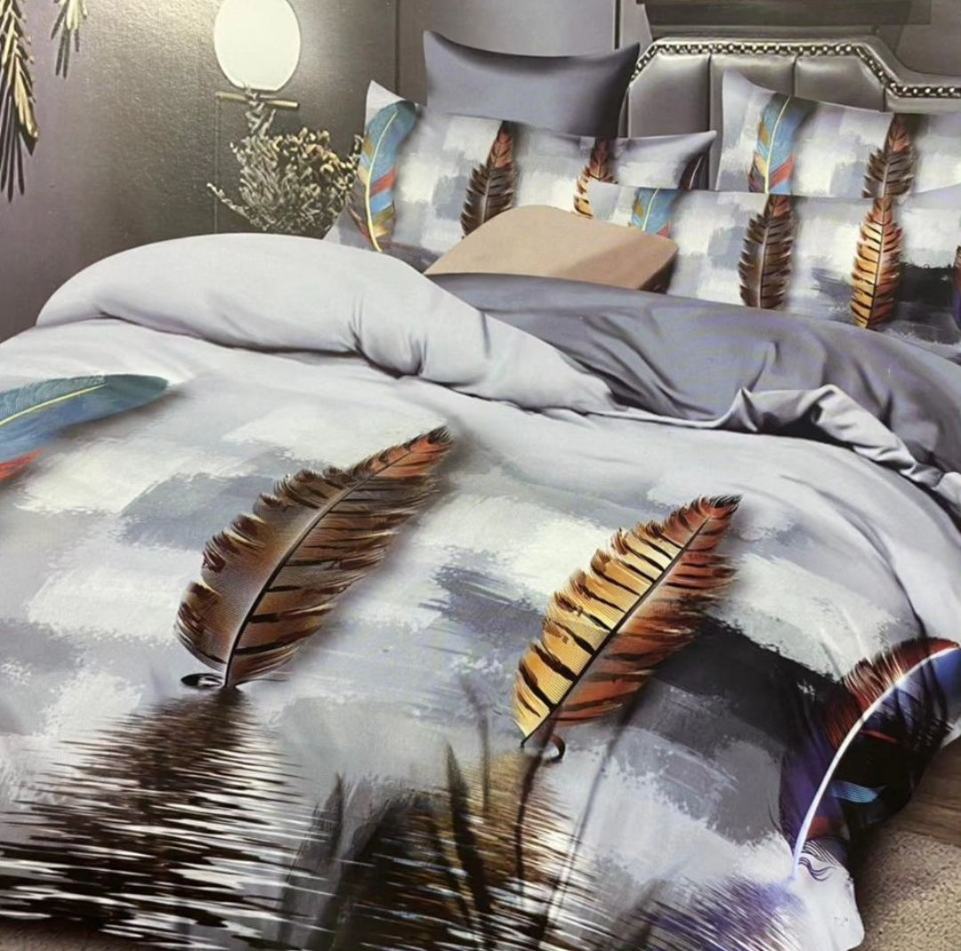 4pc Bed Set Covers 6*6