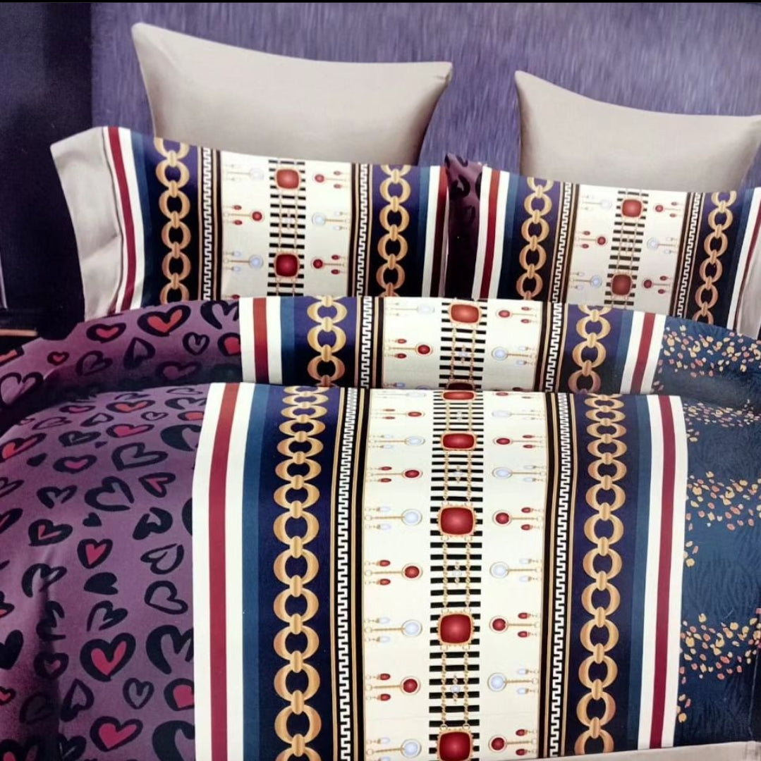 4pc Bed Set Covers 6*6