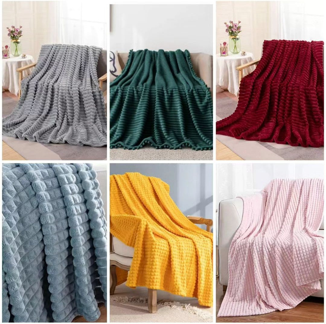 Soft fleece/Sherman Throw Blanket