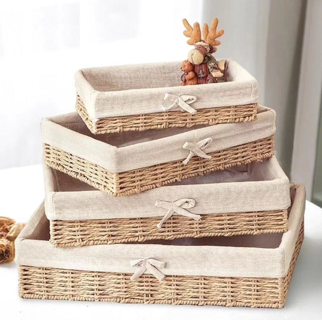 4in1 Multipurpose woven Storage baskets