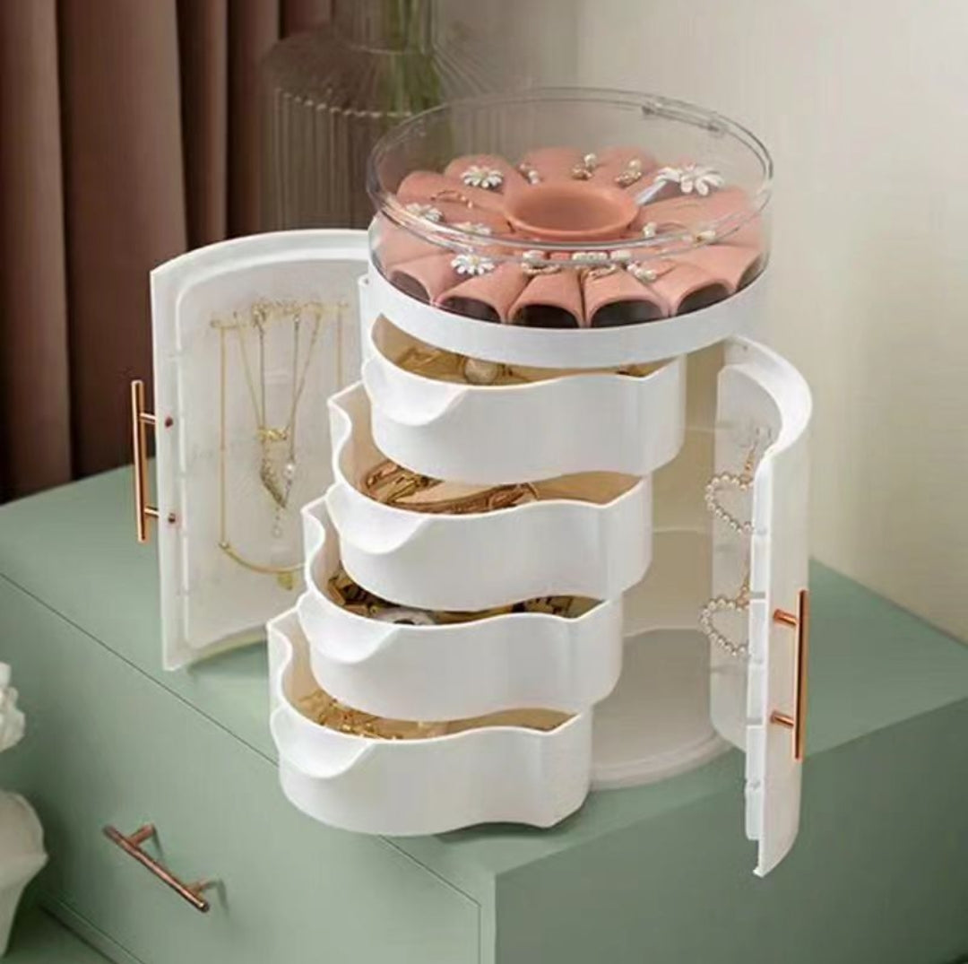 4 Layer Multifunctional Luxury Jewellery Storage Box