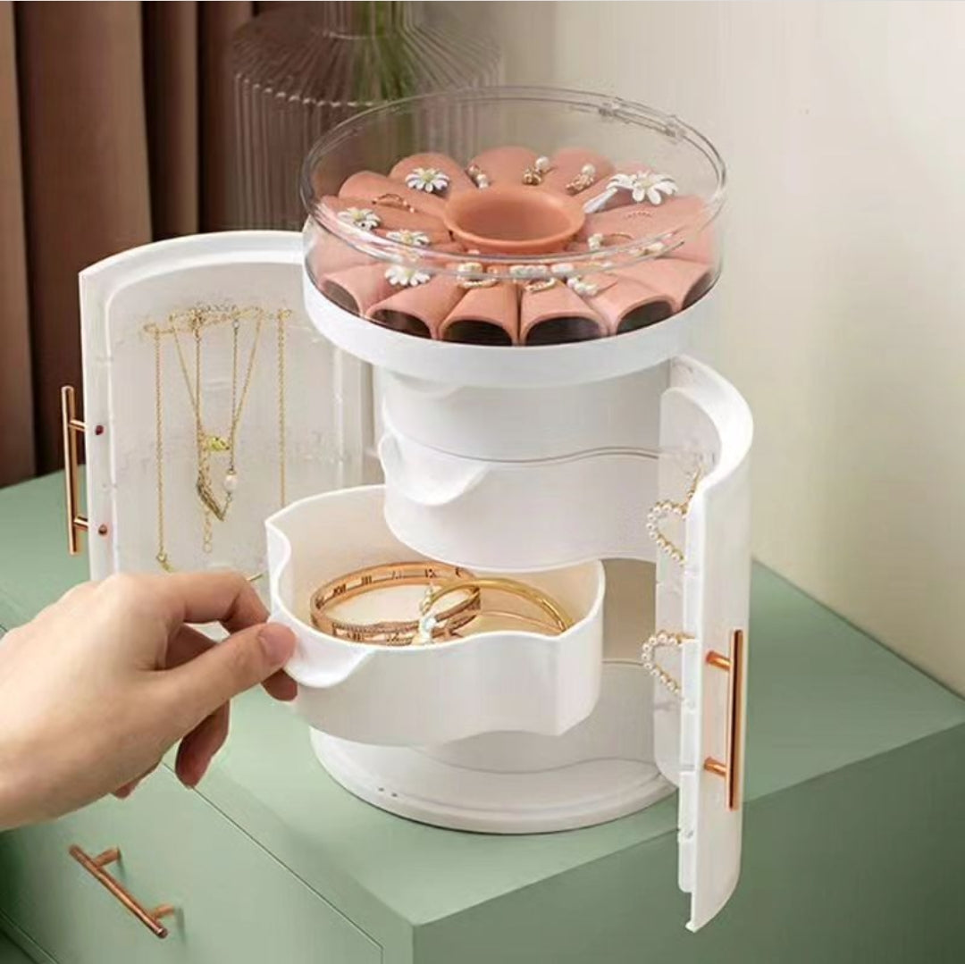 4 Layer Multifunctional Luxury Jewellery Storage Box