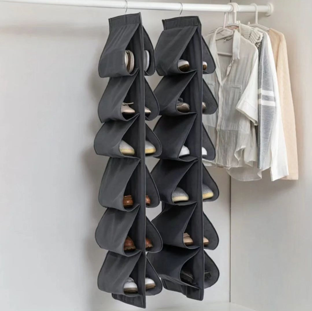 12 Grid Hanging Storage Bag
