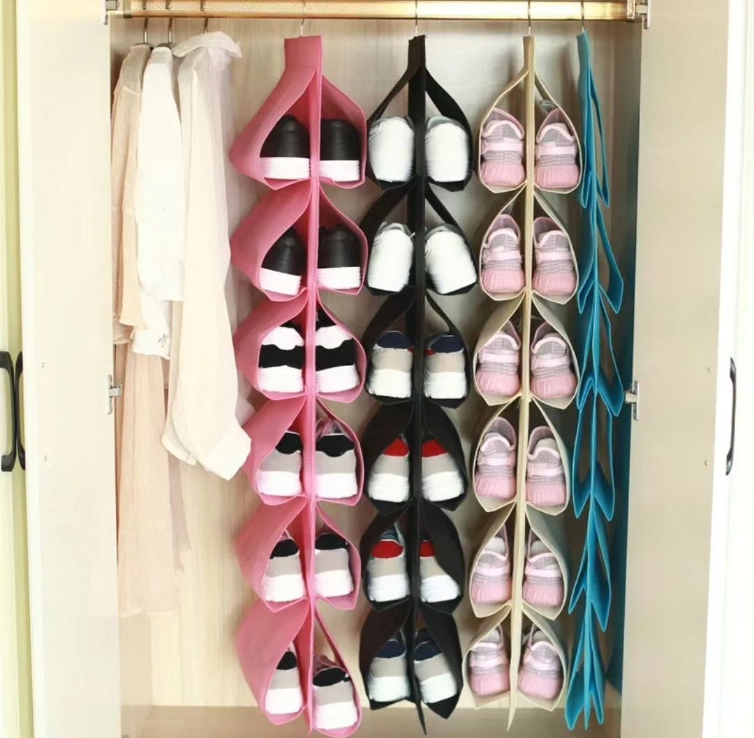 12 Grid Hanging Storage Bag