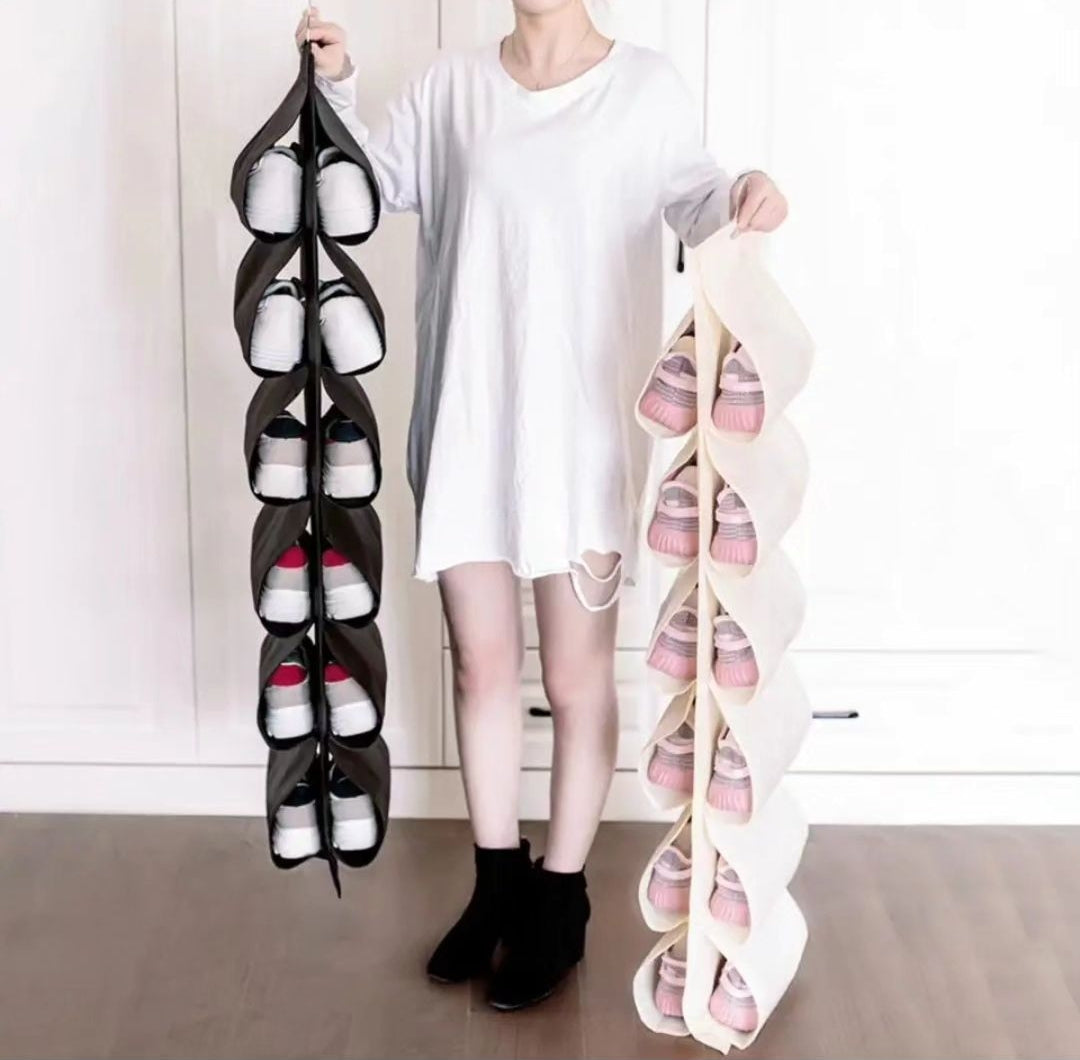 12 Grid Hanging Storage Bag